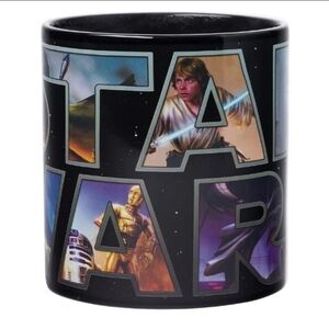 Star Wars Heat Reveal Silver Buffalo Black Mug